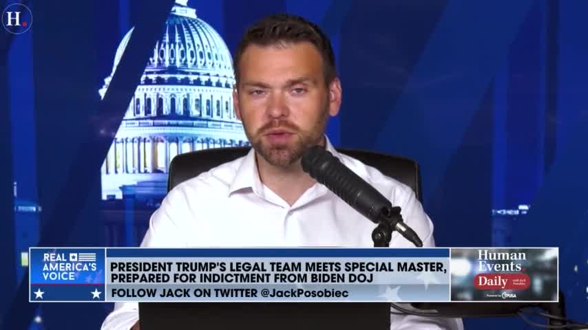 Jack Posobiec on Trump's legal team meeting with special master and preparing for indictment from Biden's DOJ