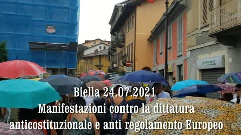 DITTATURA IN ITALIA! Manifestazioni #1 - Biella