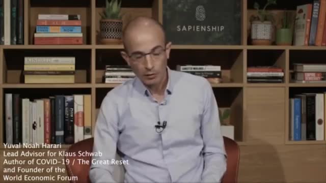 Yuval Noah Harari | Top Advisor for Klaus Schwab Explains "We Need a Anti-Virus for the Brain"