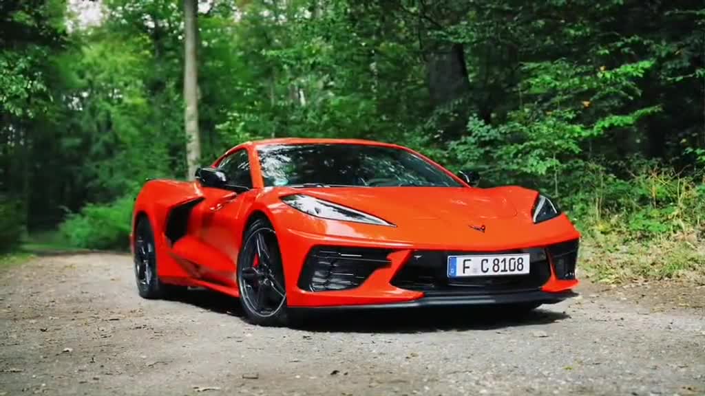 Vroom! A sports car roared past
