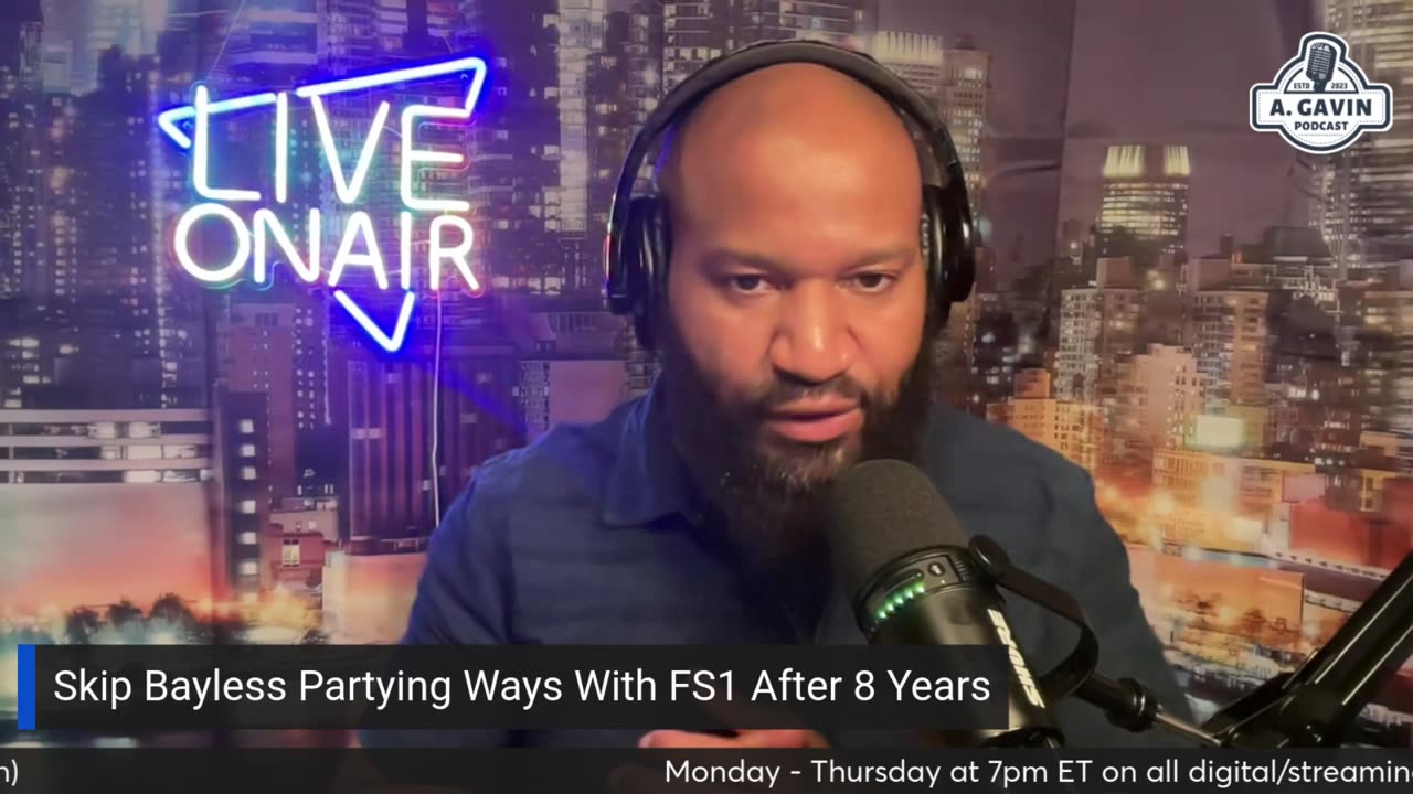 The Arrington Gavin Show "Skip says goodbye to FS1"