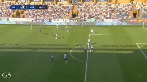 IK Sirius vs IFK Norrkoping : Marcus Lindberg Rocket!!