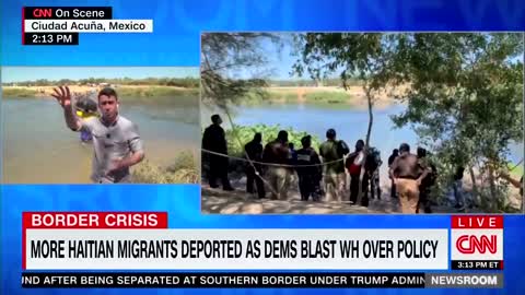 CNN Reports That "A Rush" Of Migrants Are Coming Across The Border