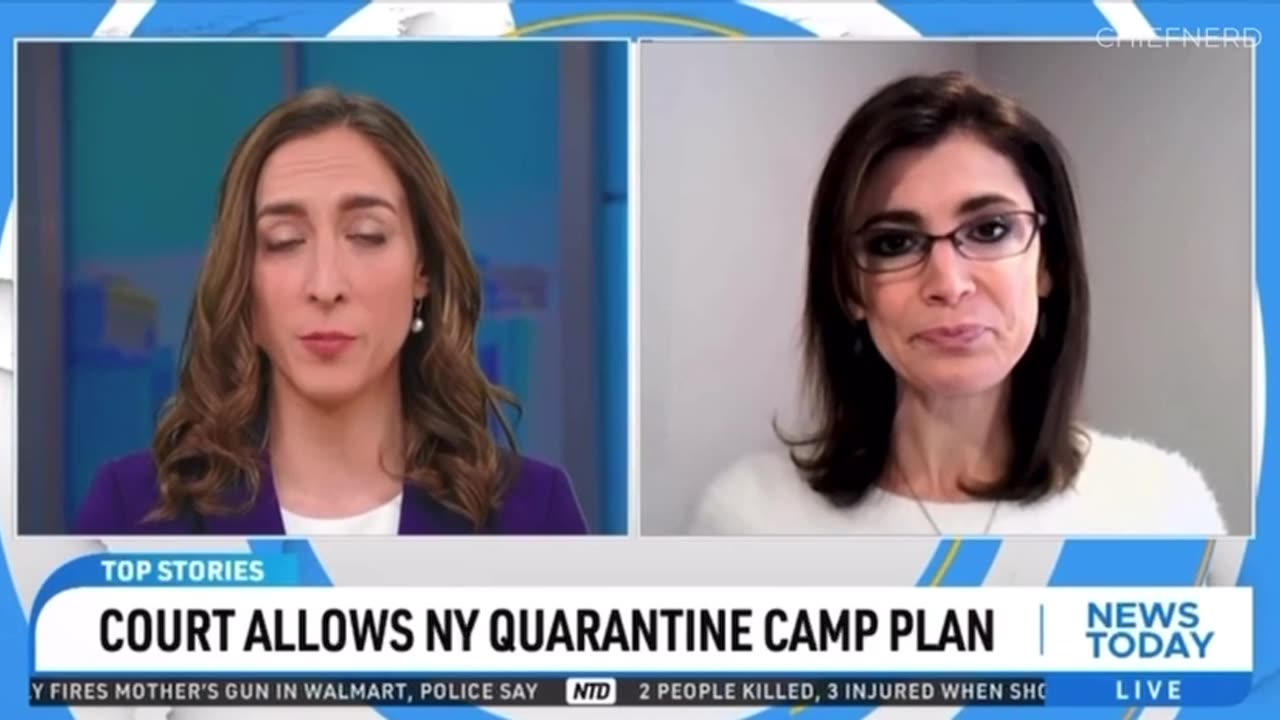 Govner Kathy Hochul wants to move people into Quarnitine camps.