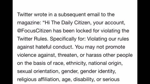 CENSORSHIP! Plain And Simple !!