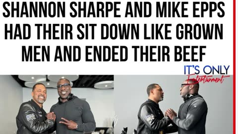 Shannon sharpe and Mike Epps squash the beef due to gun threats