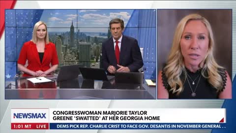 Marjorie Taylor Greene talks about SWATTING incident at her home