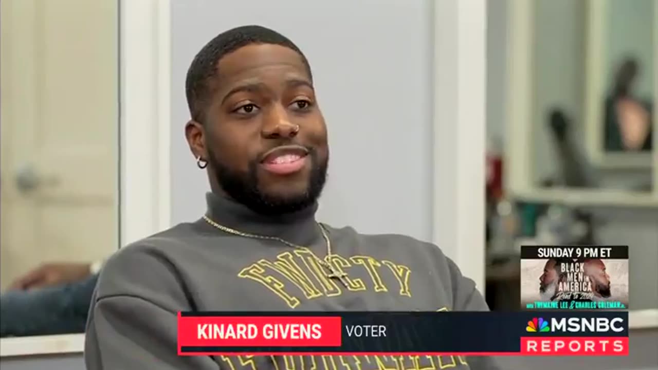 "We're Broke with Biden - We Weren't with Trump" - Black Man at Barbershop Tells MSNBC