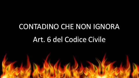 AUDIO EXTRA: Art. 6 del Codice Civile + link doc. DOLO citato nell'audio