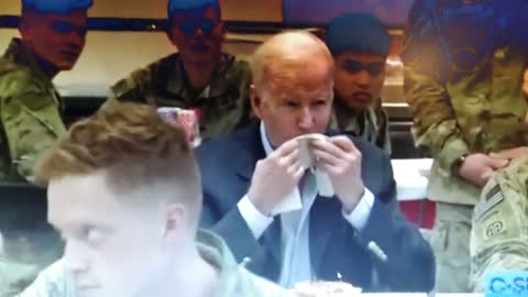 Biden vs. TRUMP with the Troops.