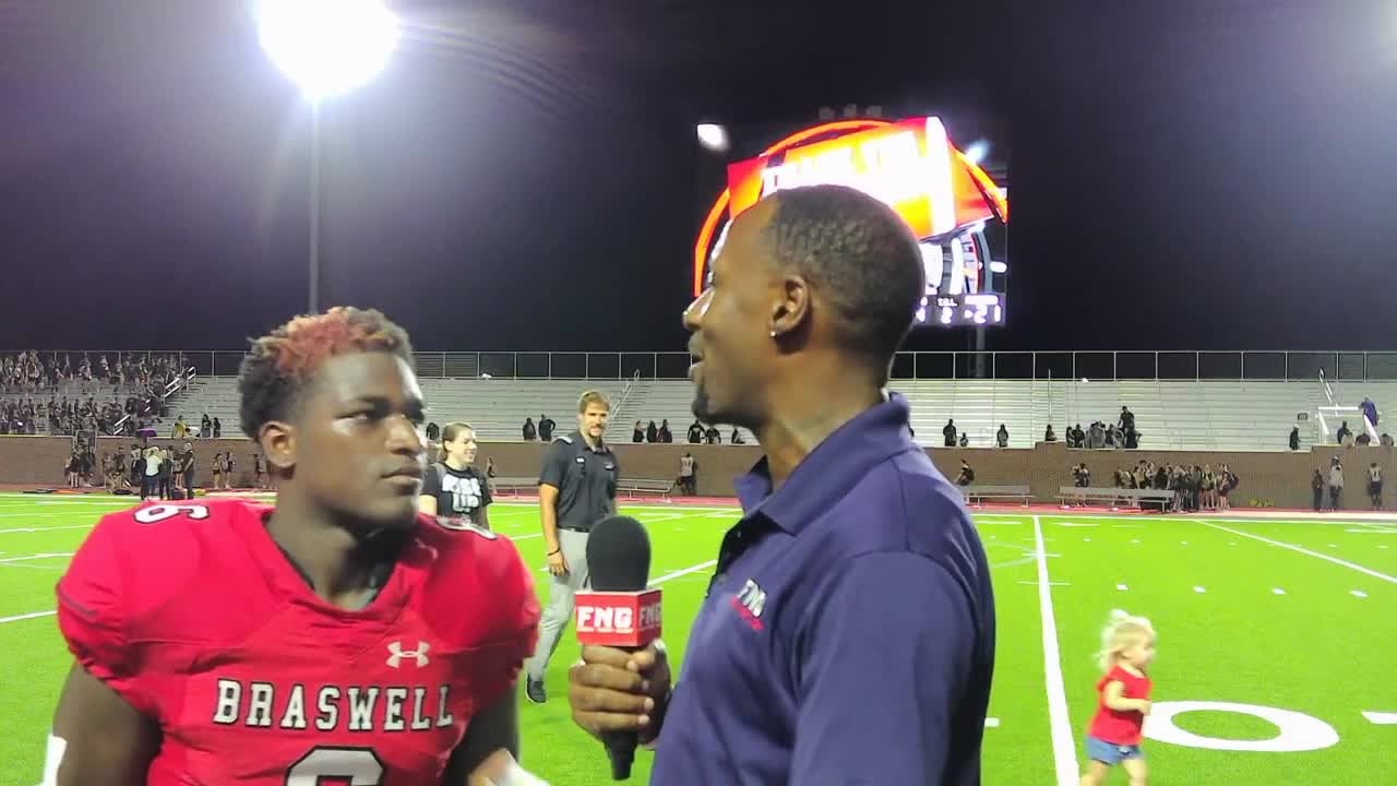 Braswell Dominates On Both Sides in 48-21 Win Over Fossil Ridge