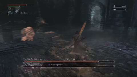 Bloodborne Witch of Hemwick Boss fight