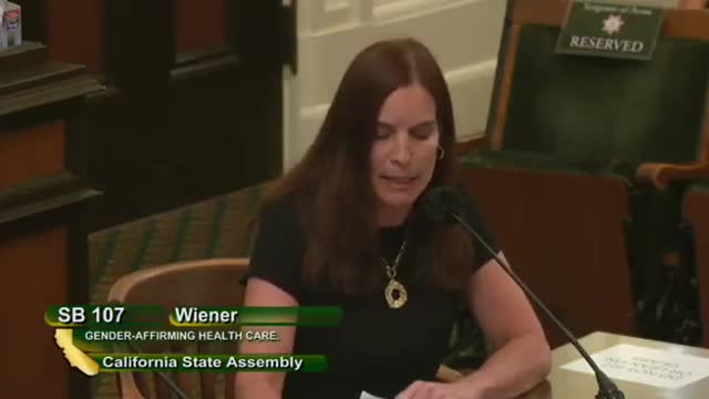 Mother and attorney slams bill "California get access to gender interventions"