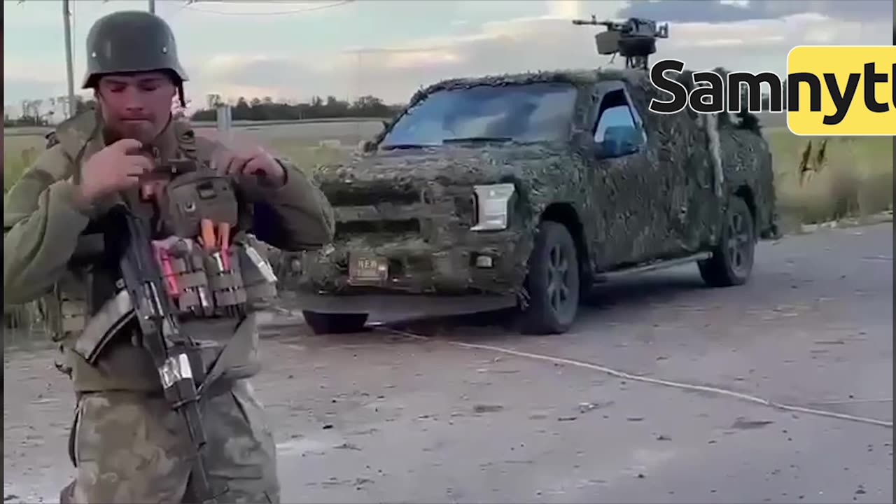 Ukrainska soldater i Kursk