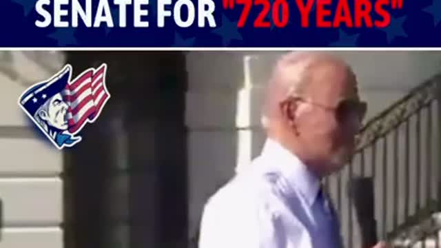 Biden says he’s been in for “720 years!”