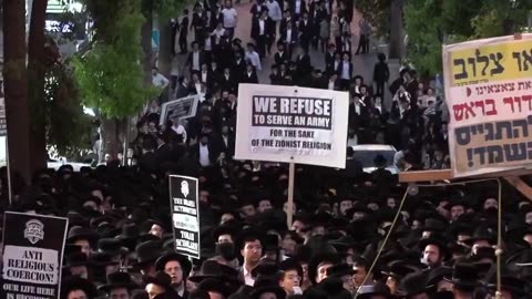 There are 2 million religious Jews in Israel who do NOT want to serve in the occupying ZIONIST Israeli army.