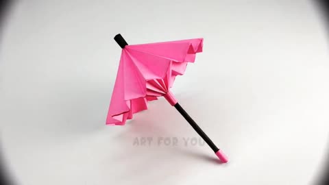 How to make paper umbrella