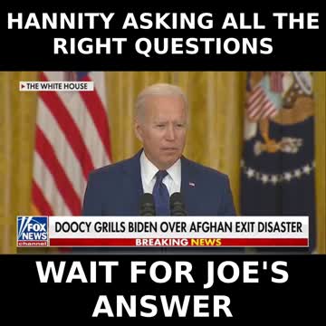 Absolutely real Biden's reaction to the question about Afghanistan