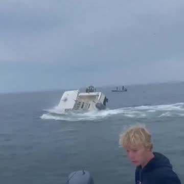 Video shows whale crash into boat off New Hampshire coast