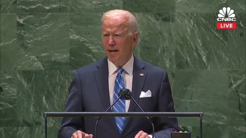 Biden addresses the 76th session of the United Nations General Assembly, Sep.21, 2021