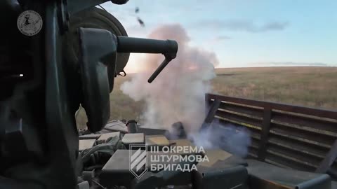 Incredible Footage from a Ukrainian Tank Gunner