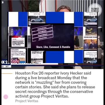 Ivory Hecker off script during a 5 p.m. broadcast, alleging that she is being #muzzled