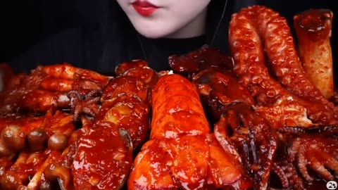 Compilation of VERY HOT mukbang asmr