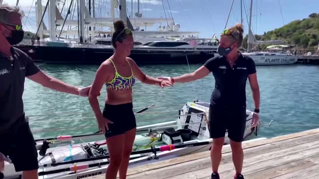 World record broken in solo row across Atlantic