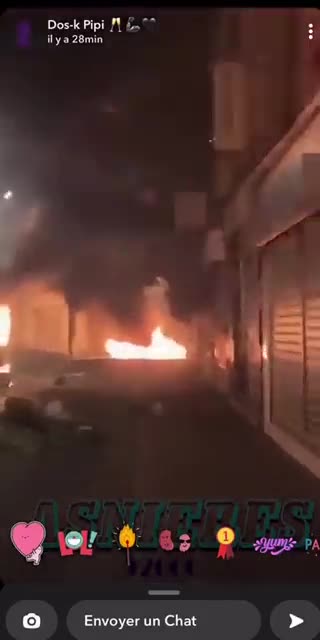 Fires engulf Asnières-sur-Seine as neighbourhood burns to the ground. #Paris #France