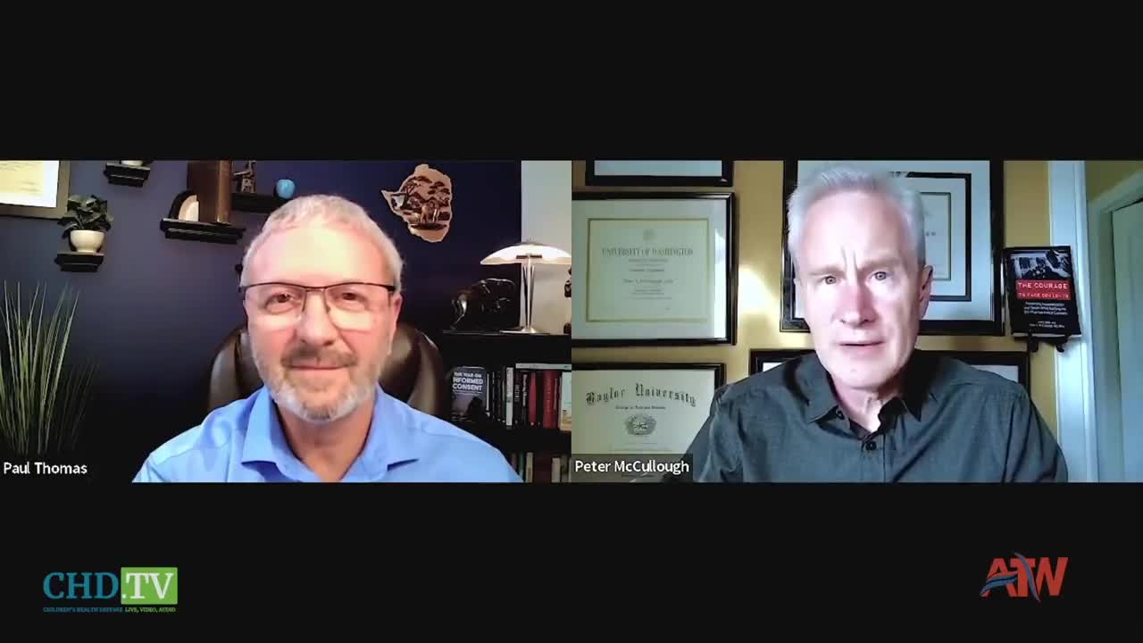 דר פיטר מקולה לאחר בדיקה אני מושך את כל התמיכה שלי מחיסוני השגרה הם אינם יעילים ואינם בטוחים