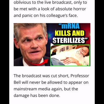 Covid Vaccine Inventor Blows Whistle: ‘mRNA Was Designed To Depopulate the World’