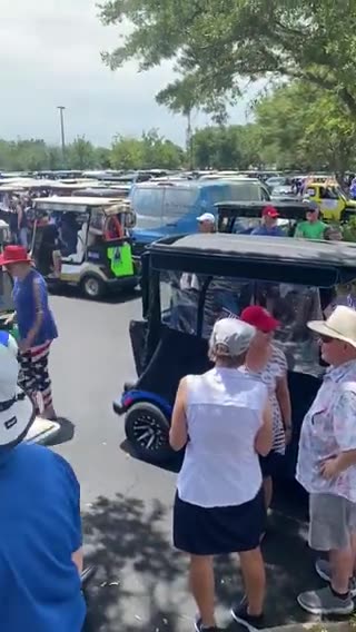 10s of People Show Up In Florida for Kamala Rally