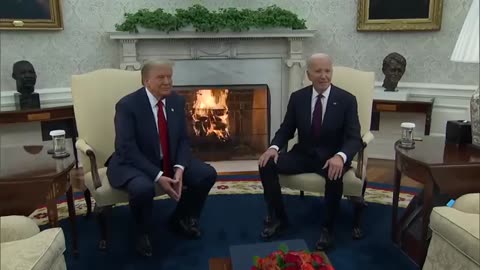 WATCH: Donald Trump visits Joe Biden in White House visit after 2024 presidential election win