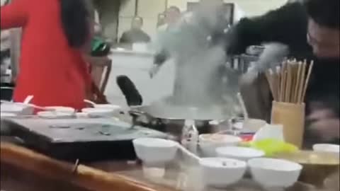 Cheerful diner smash