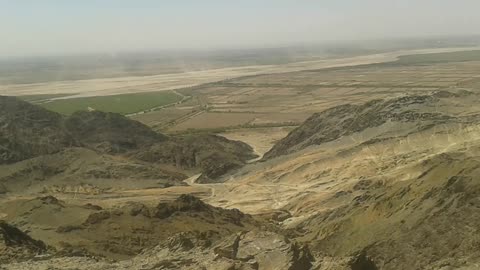 Khorezm. Mountain and Amudarya River