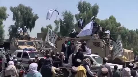 The Taliban are holding military parades with the U.S. equipment