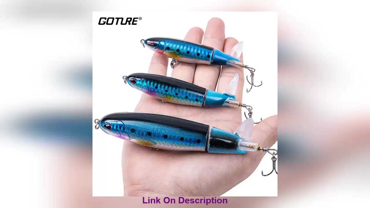 Best Goture Whopper Popper 10cm/11cm/14cm Topwater FIshing