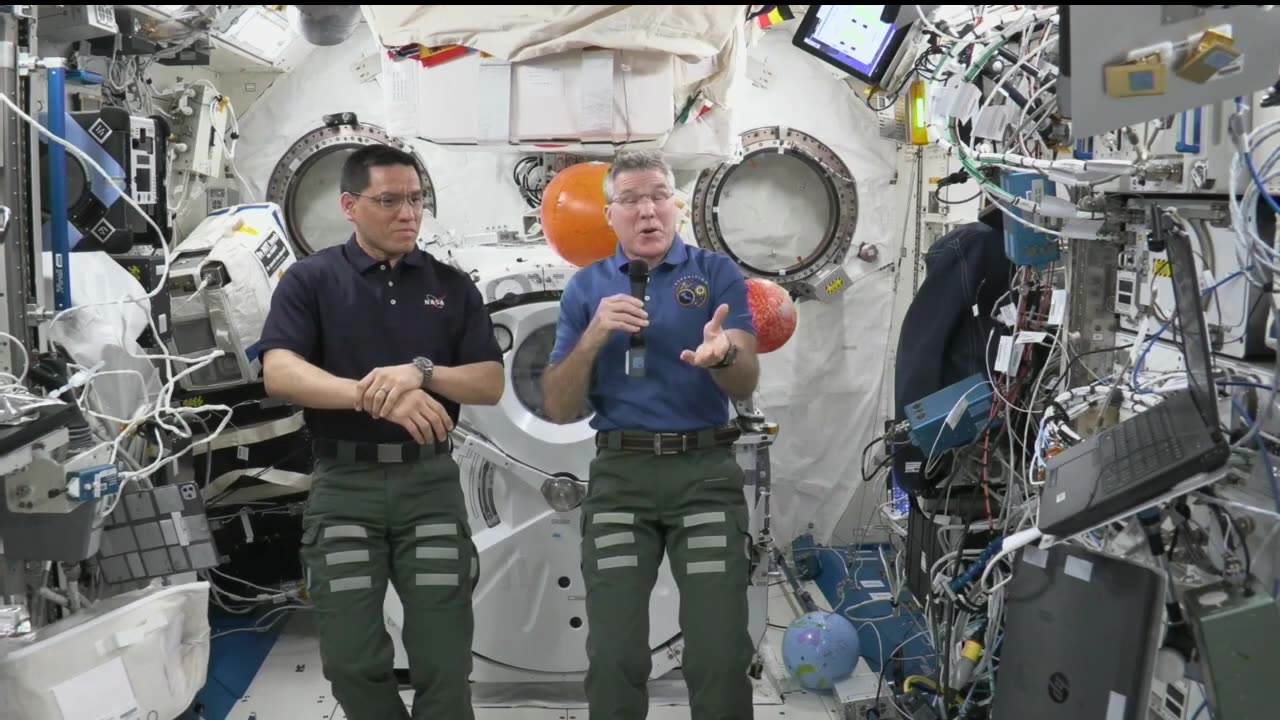 Expedition 69 Space Station Crew Answers Galveston, Texas, Student Questions - Aug. 14, 2023