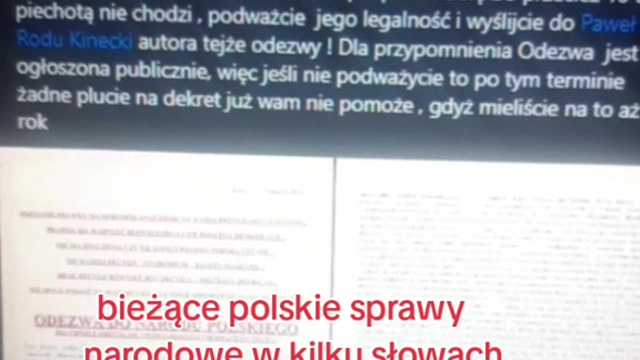 Czas podważenia Dekretu Zwierzchnika Władzy upływa krzykacze z dniem 01 listopada 2023 r.