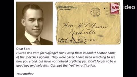 Harry T. Burn and the 19th Amendment