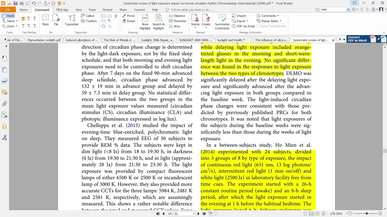 Frequency 6: Sunlight, Vitamin D and Circadian Rhythm