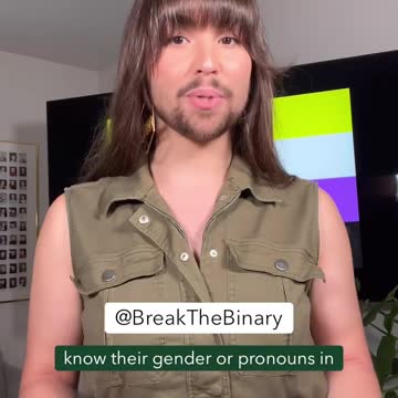 Video shared by LA Unified School District on always asking for preferred pronouns