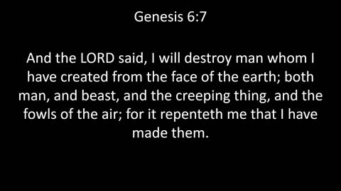 KJV Bible Genesis Chapter 6