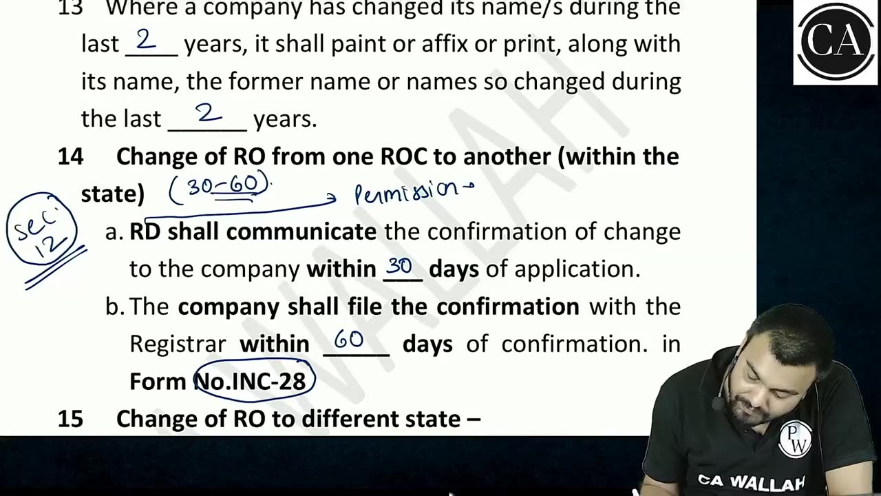 INCORPORATION OF COMPANY L10