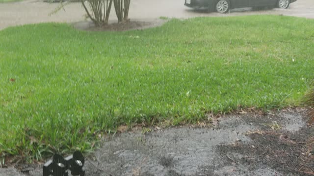 Beginning of Hurricane Harvey