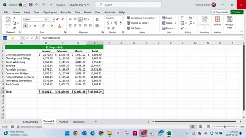 Excel- level 02 - Chapter04- Assessment 01