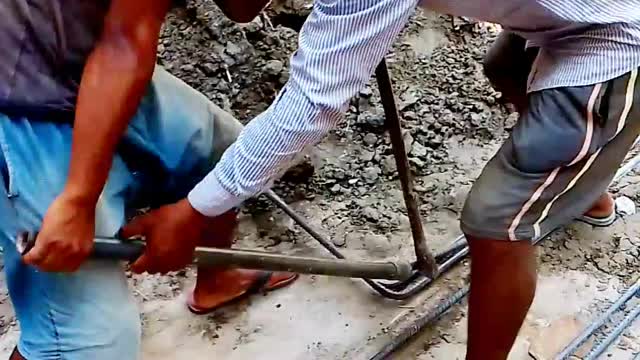 Bending of 16mm dia reinforcement bar