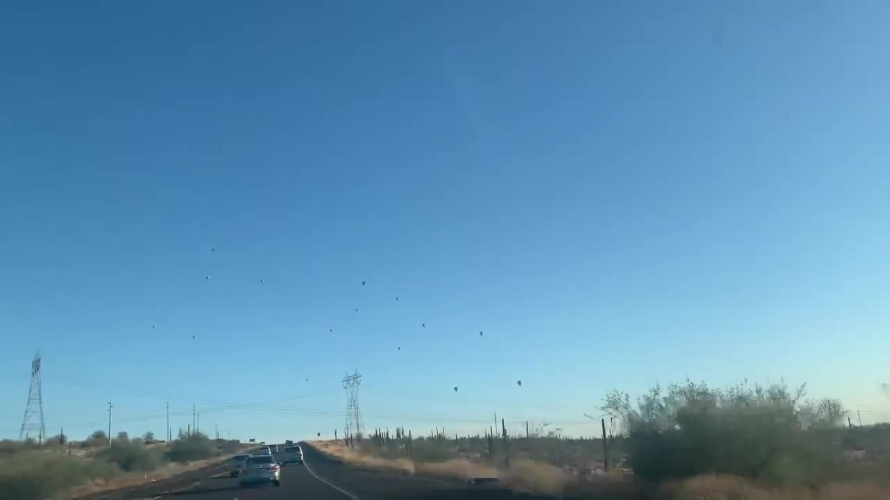 Objects Spotted in Sky Above Phoenix - Declassified Video Looking SOuth in the Sky