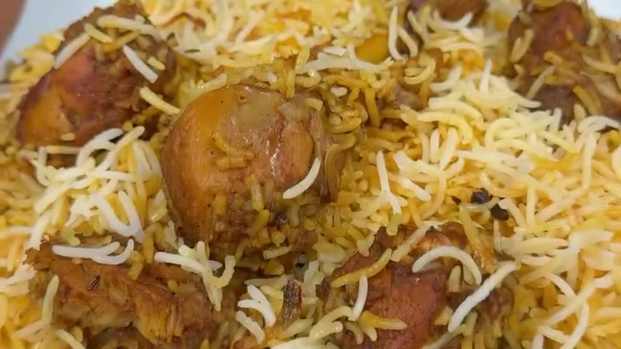 Chicken Dum biryani recipe with ASMR Cooking sound recipe