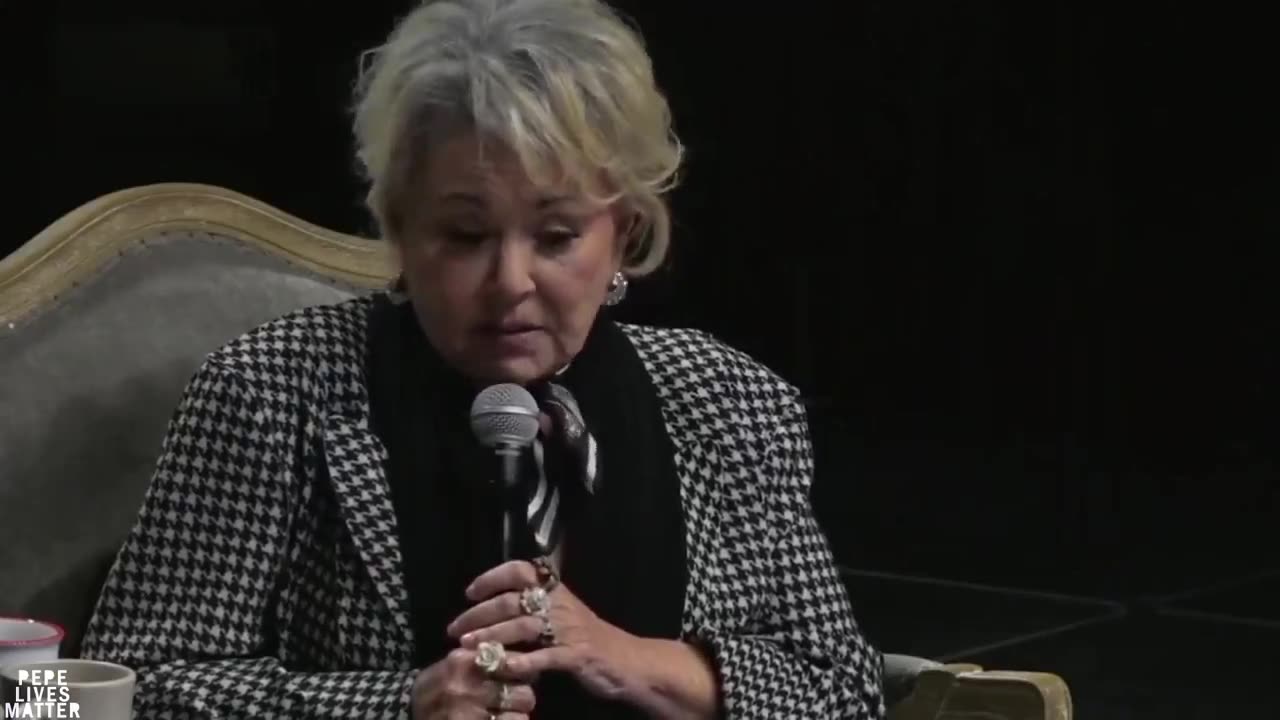 Roseanne Barr tells Tucker Carlson Satanic Elites Eat Babies!